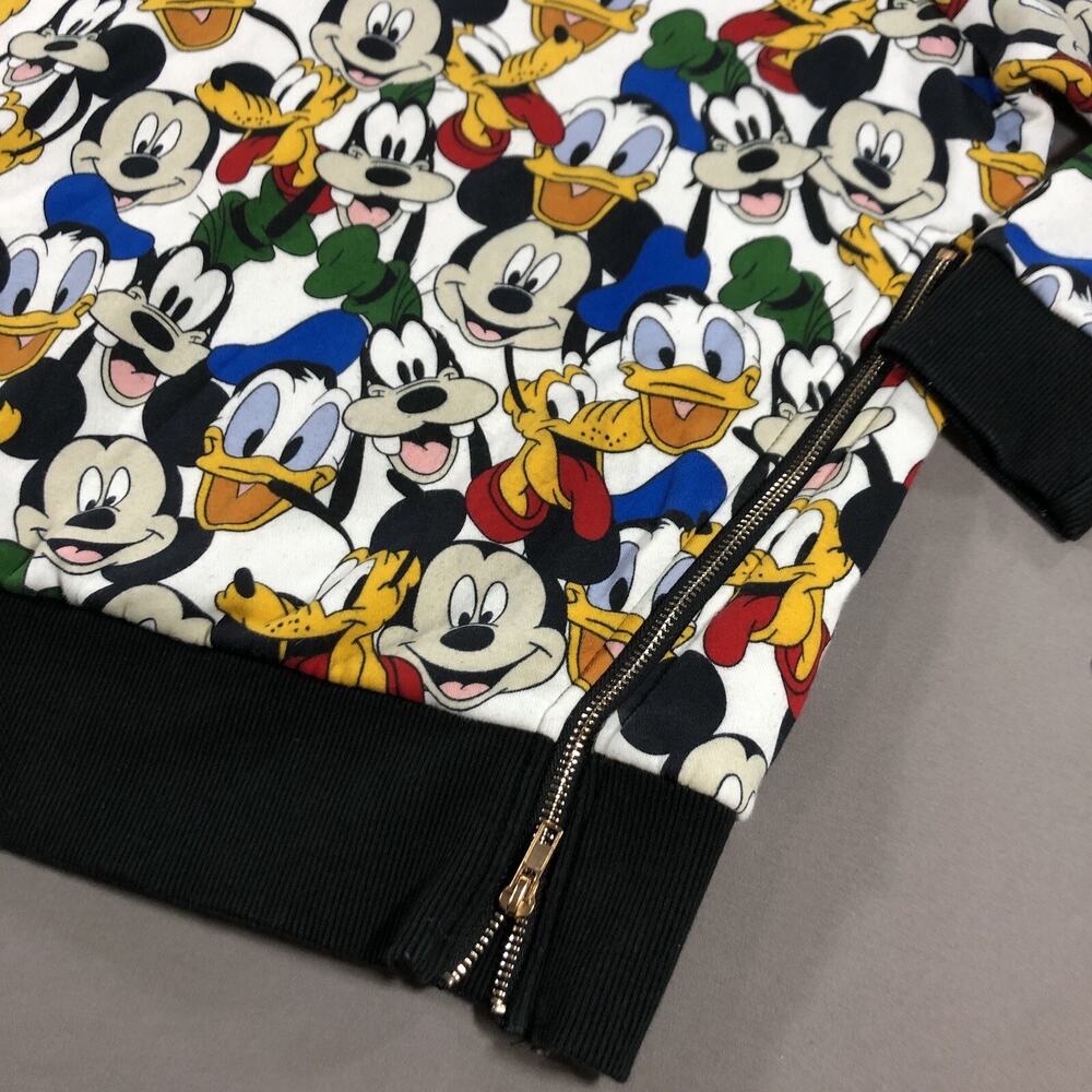 Disney Mickey and Friends Sweatshirt Cream Minnie Mouse AOP Women's One Size - Picture 7 of 8